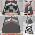 B737 Ceiling Shell for Projection - Grey